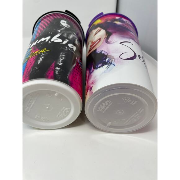 2 Selena Quintanilla Stripes Cups Celebrating 25 Years NEW Fiesta de la Flor - Picture 7 of 10